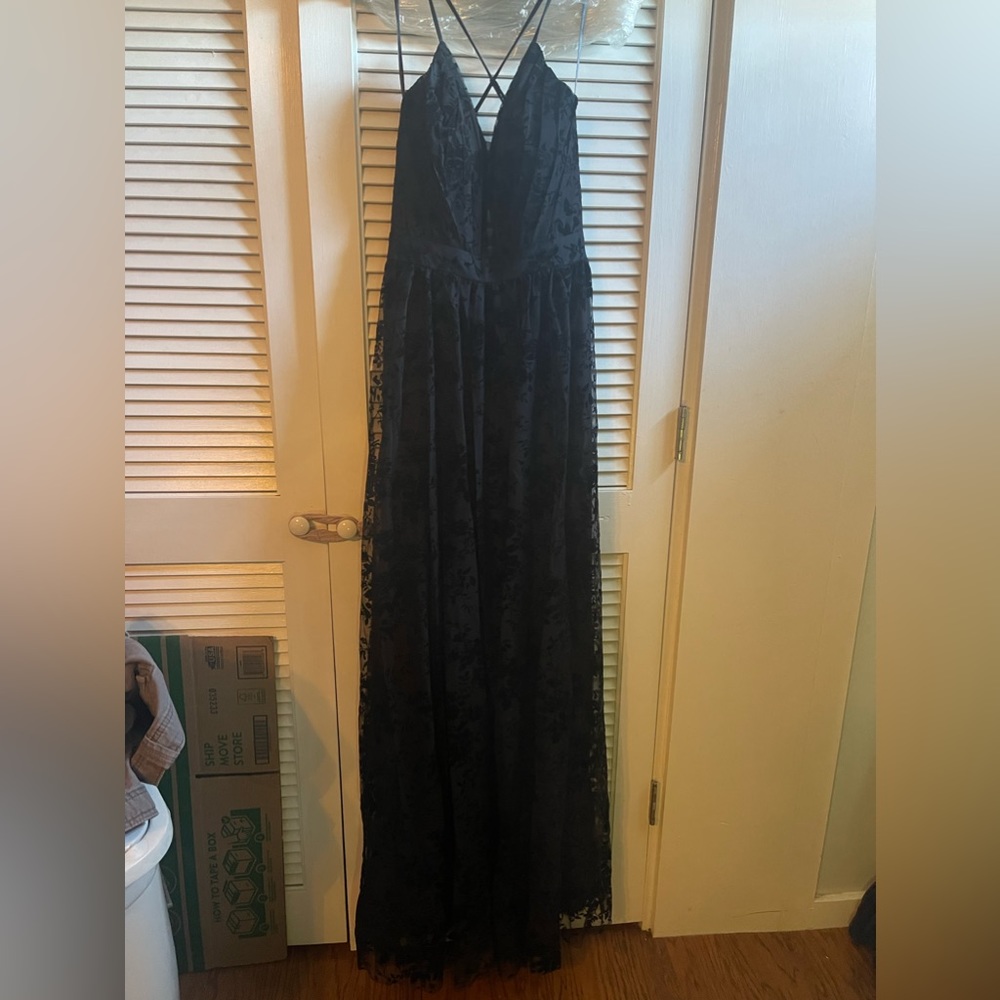 Black Lacey ballgown